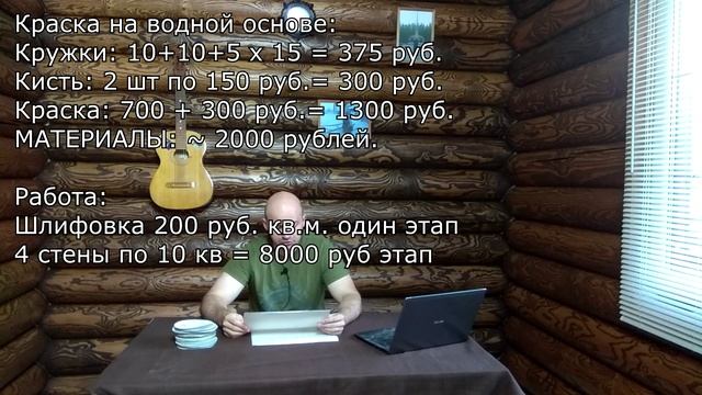 СКОЛЬКО СТОИТ 💰 ОТДЕЛКА СТЕН ВНУТРИ ДЕРЕВЯННОГО 🌳 ДОМА 🏠 ИЗ БРЕВНА. СРАВНЕНИЕ МАСЛОМ И КРАСКОЙ