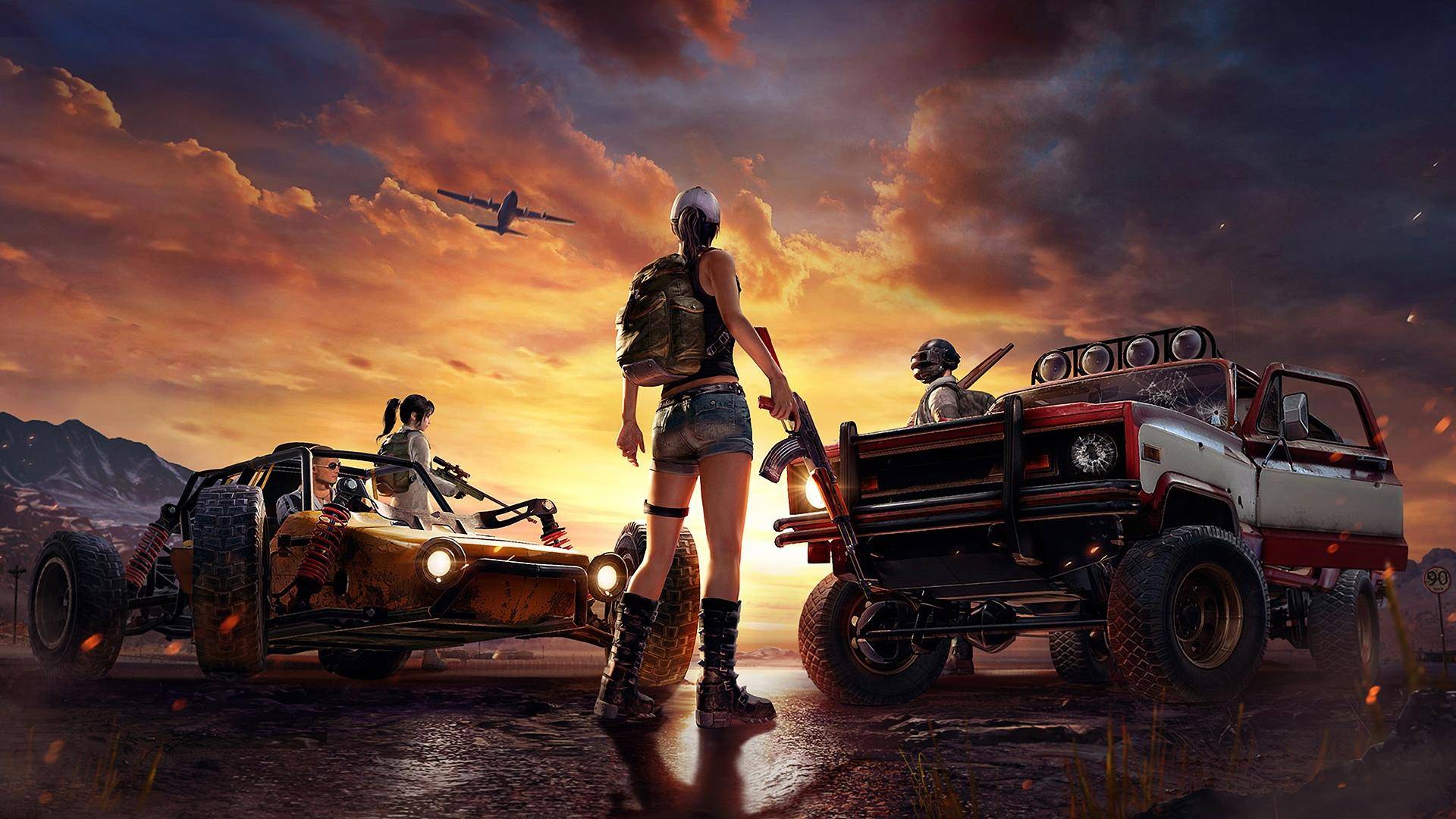 Играем PUBG , Берем топ 1 (Точнее Хотим взять)