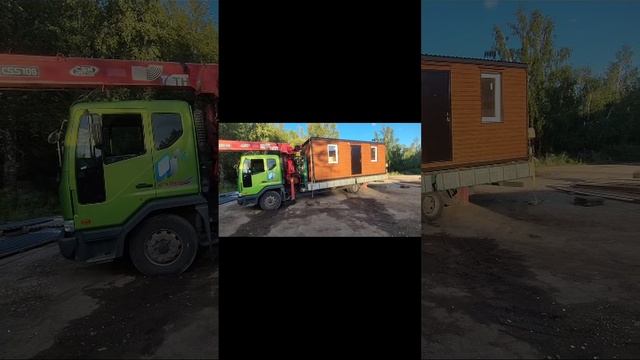 Дачный домик блок контейнер Люкс #стройка #бытовка #производство #дача #вагончик