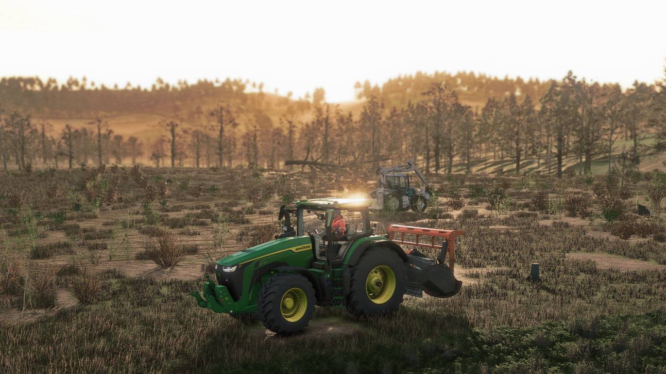 Farming Simulator 25 / Карта Zielonka / #18 Расчистка местности под  поля