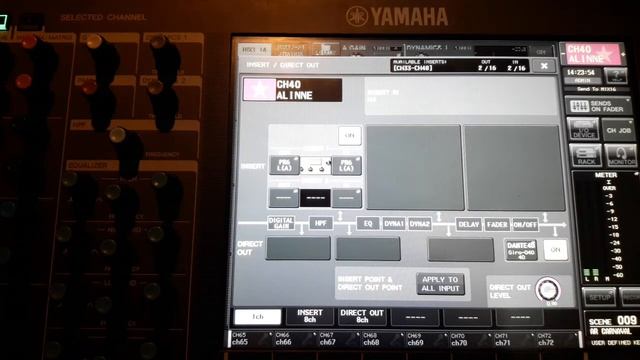 Mixers Yamaha Series CL-QL - Direct Out