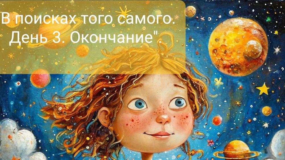 "В поисках того самого. День 3. Окончание". Авторская история Элеоноры Губеевой