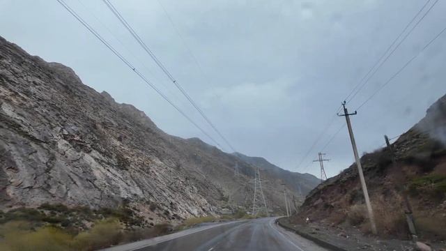 Дорога в Душанбе по трасе М34. С Худжанда. Дорога бросила вызов Ошской трассе ☺ 4 мая 2024 г.
