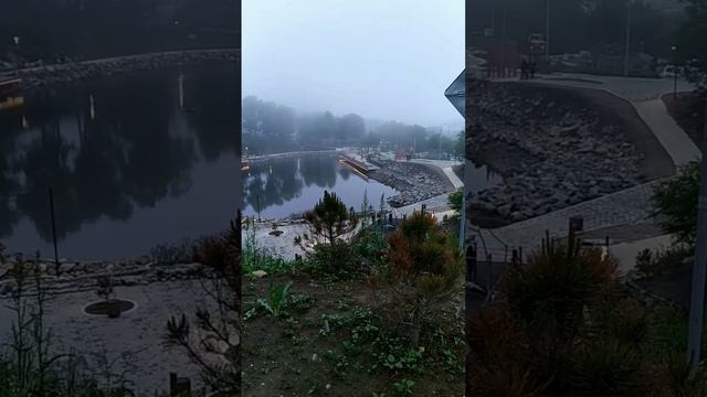 Озеро на Сафонова вечером.