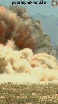 Противобункерная GBU-72 в действии