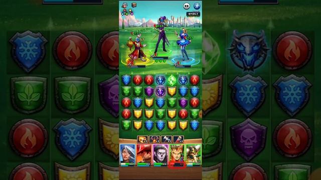 Загадки страны чудес Легнндарный 15й этап, Empires Puzzles