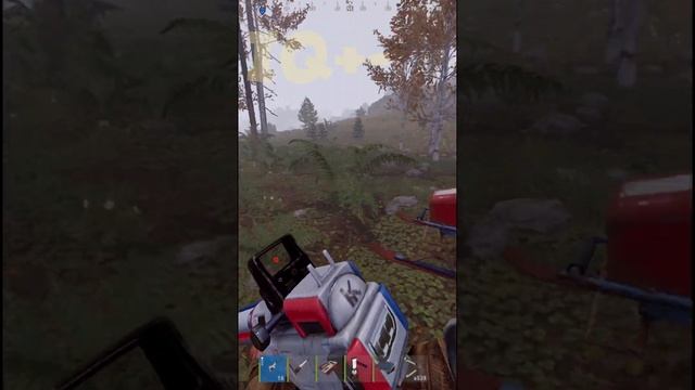ГУСЬ на снегоходе в игре РАСТ / RUST  #rust #раст