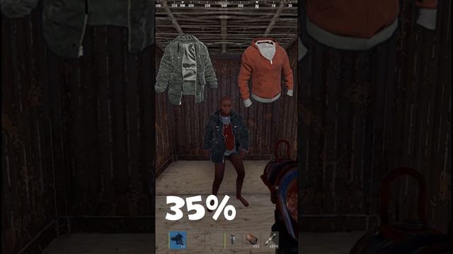 Сколько урона с ГВОЗДОМЁТА в тела в игре РАСТ #rust #раст #шортс #shorts