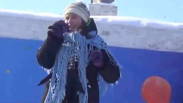 81.Проводы зимы - 2015 - 'Валенки' - исполняет Анастасия Нехорошева