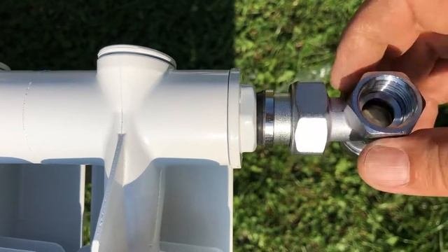 How To Install The Flow And Return Valves To The Radiator  Radiator Taps  Easy To Assemble Termosta