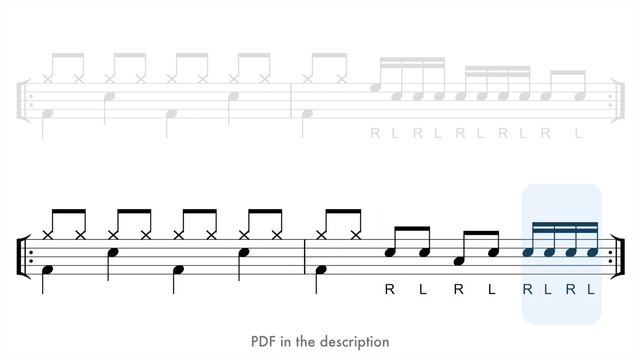 Lesson 1: Quarter Notes On The Snare Drum | 50 Drum Lessons For Beginners