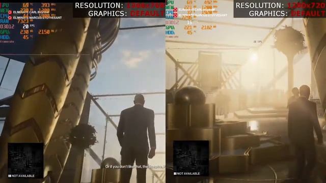 HITMAN 3 (2021) running on Ryzen 5 2500U, 8GB RAM, Vega 8 Graphics 256MB VRAM