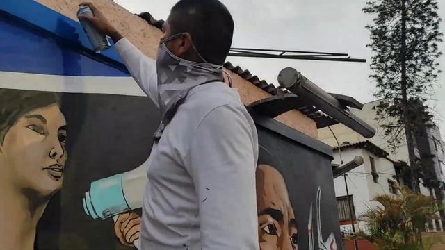 Arte Urbano - Marvel's Spider-Man: Miles Morales Mural Perú