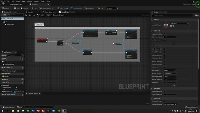 1 - Creating LED TV Blueprint