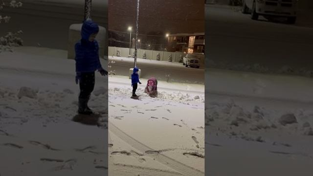 первый снег