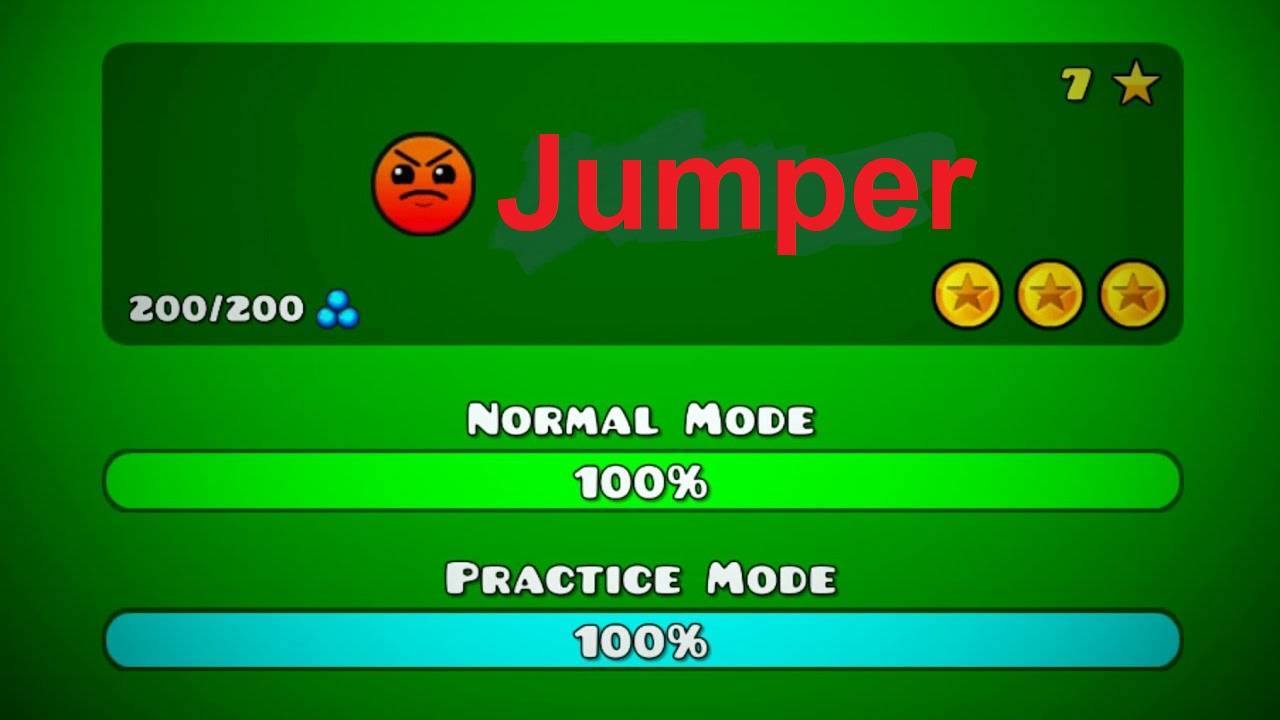 Прохожу Jumper В Geometry Dash У Меня Получилось