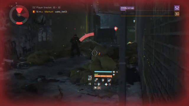 The Division - Dark Zone PvP - 2 V 1 Manhunt Success