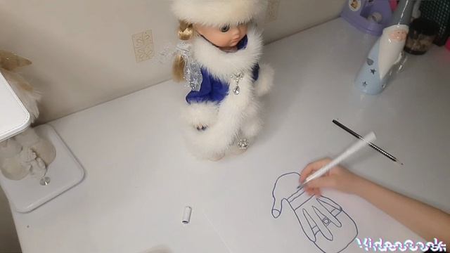 Санта из руки