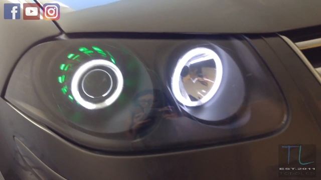 CLAVERAS VW JETTA HEADLIGHTS WITH PROJECTOR BI-XENON