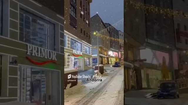 Горы Пиренеи рождество новый год