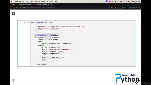 9 -Creating a Logging Decorator