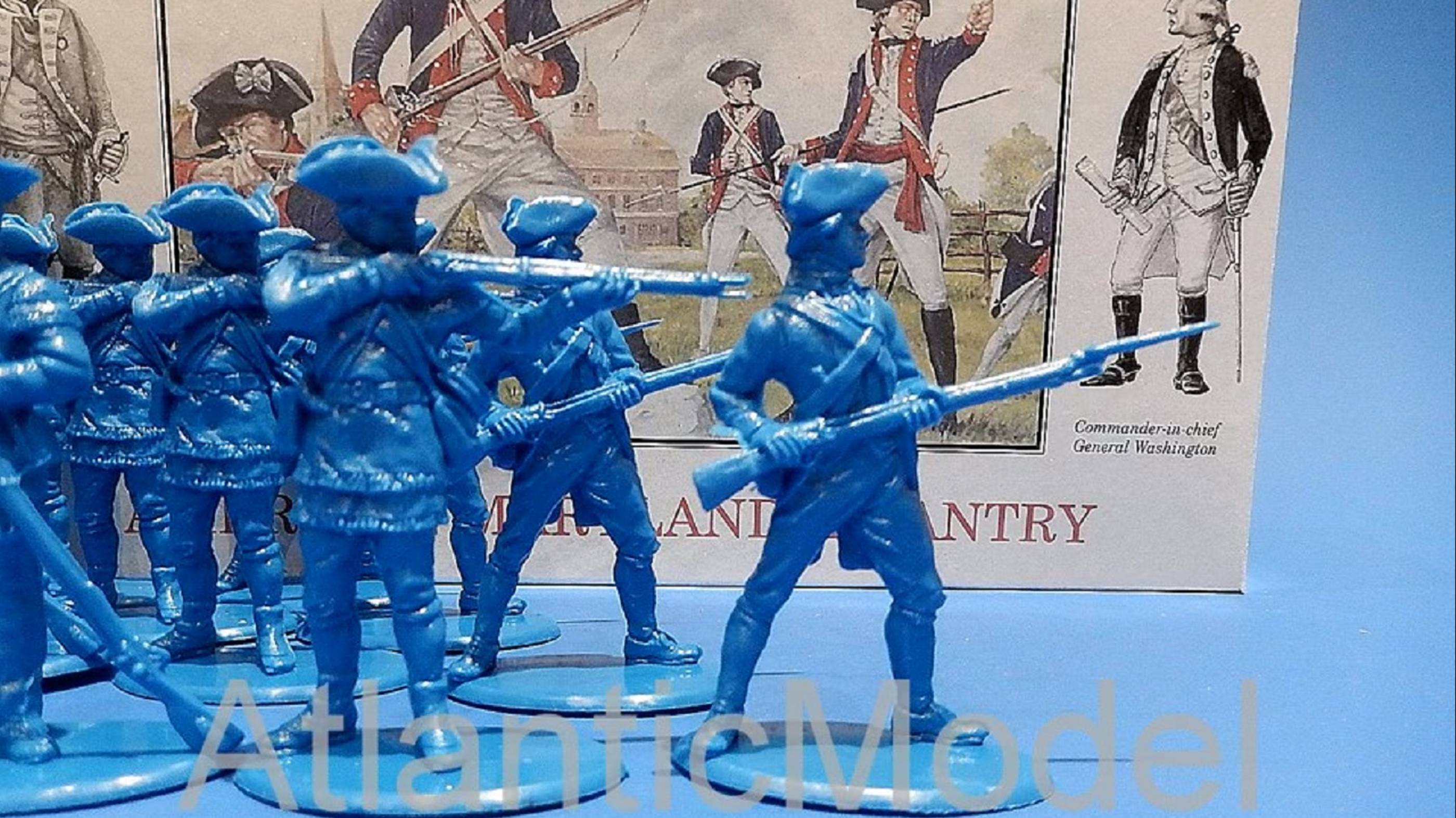 солдатики A Call to Arms Американская пехота Мэриленд 16 фигур в коробке