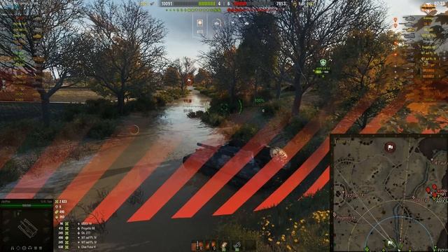 Мир танков. WOT. Бой на арте G.W. Tiger. Завалил 7 танков и набил 4.5К урона
