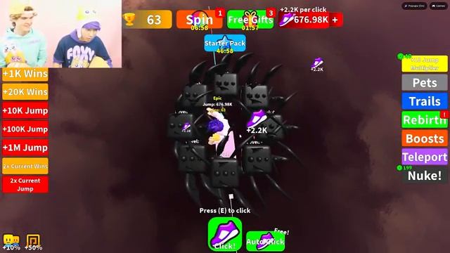 LankyBox • 1 Click = + 1 Jump in Roblox!? (MAX LEVEL!)