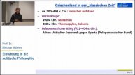 Politische Philosophie 1: Antike 1 - Platon