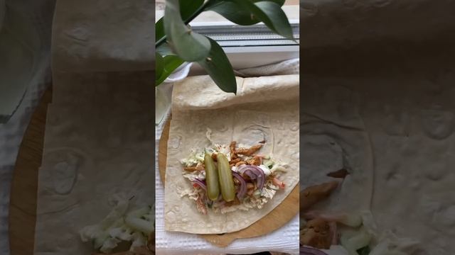 Домашняя шаурма✨ #рецепты #music #food #youtubeshorts #домашняяшаурма