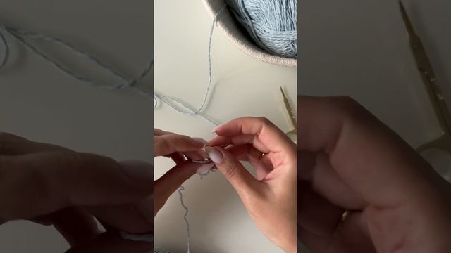 Как соединить нить хлопка