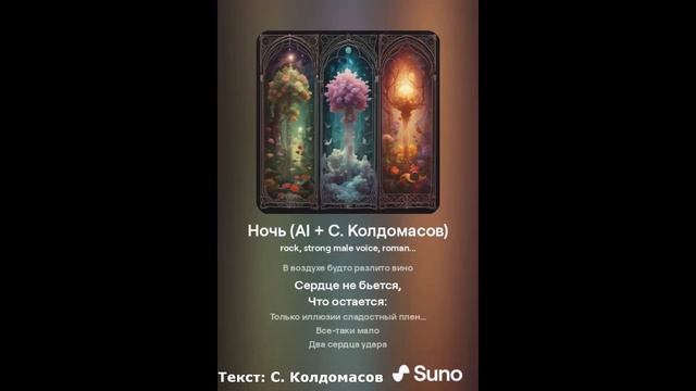 Ночь (Авторская песня - С. Колдомасов)