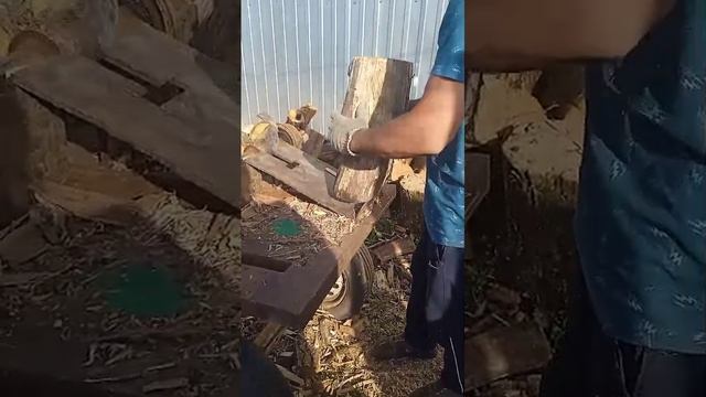 самодельный дровокол
