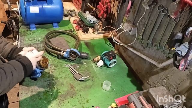 ревизия насосов циркуляционного,центробежного и насосной станции