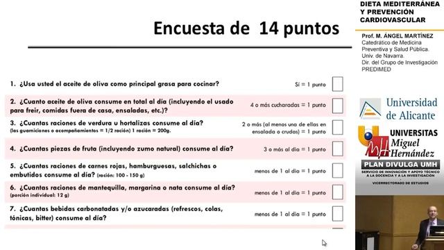 DIETA MEDITERRÁNEA Y PREVENCIÓN CARDIOVASCULAR - UMH