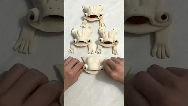 Как сделать лягушонка из теста