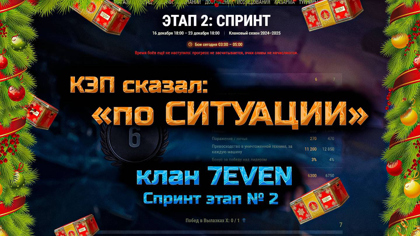 ✅ # 2. Кэп сказал: "По СИТУАЦИИ". Спринт. Мир танков.