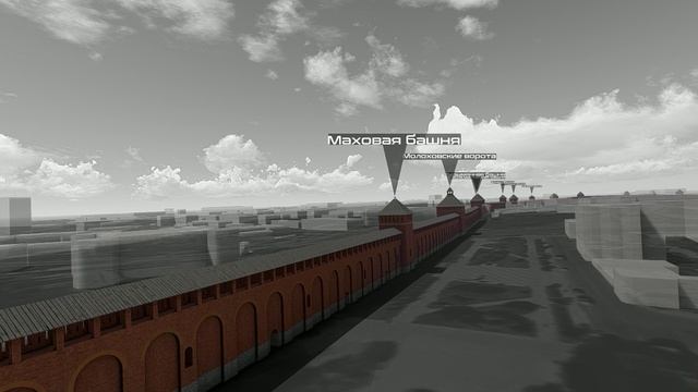 3D облет, над Смоленской крепостью_3