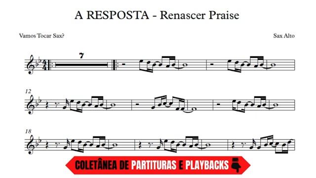 A RESPOSTA _ Renascer Praise 19 _ SAX ALTO(360P)