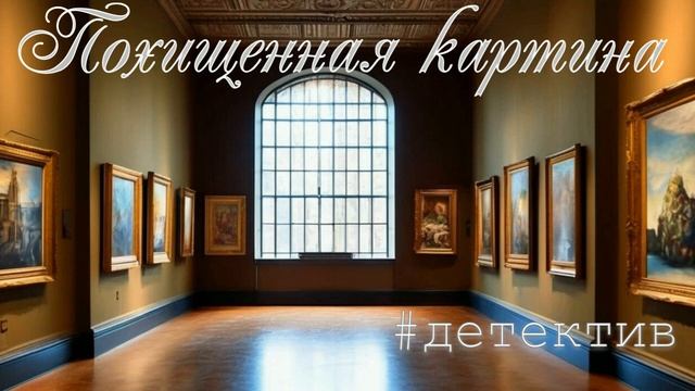 Рассказ - Похищенная картина... - детектив