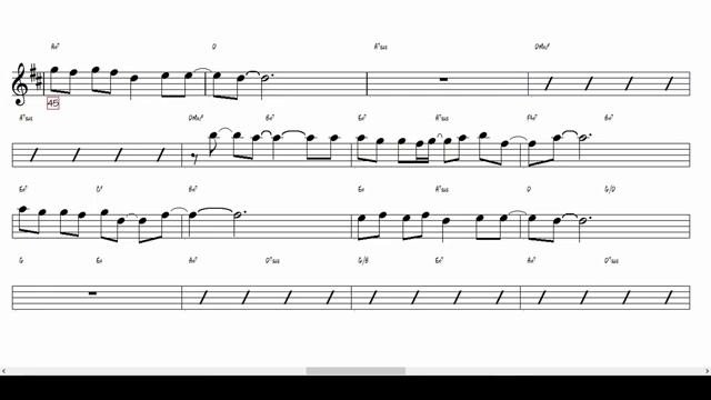 Amar é - Roupa Nova 1980 (Sax Alto Eb) _Partitura playback_ ( 360 X 640 )