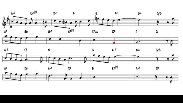 As Time Goes By - Herman Hupfeld 1931 (Alto Sax Eb) _Sheet music_ ( 360 X 640 )