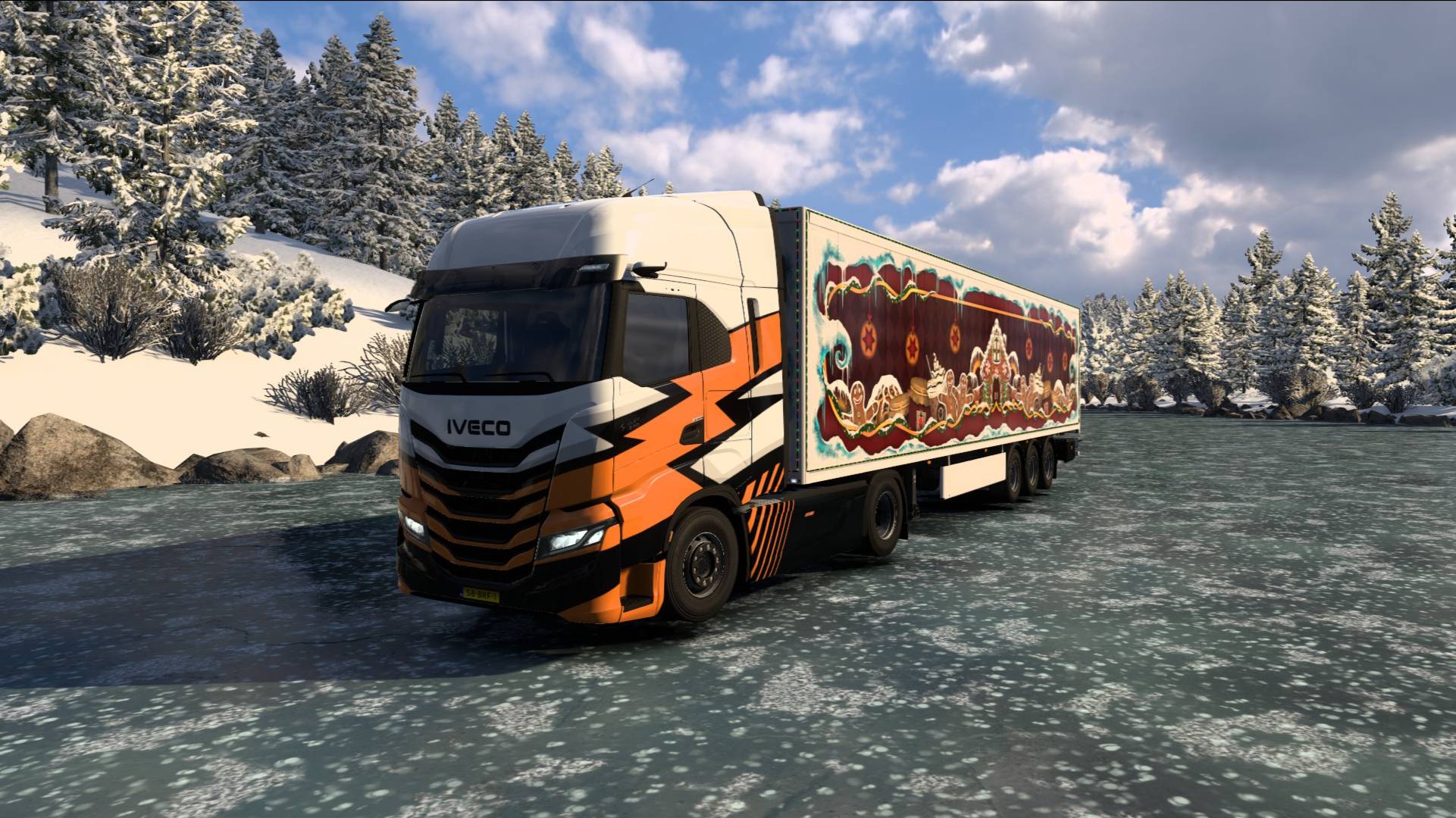 Euro Truck Simulator 2 / Доставка новогодних грузов