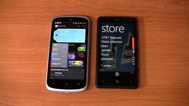 HTC One VX vs  Nokia Lumia 820 Dogfight Part 2