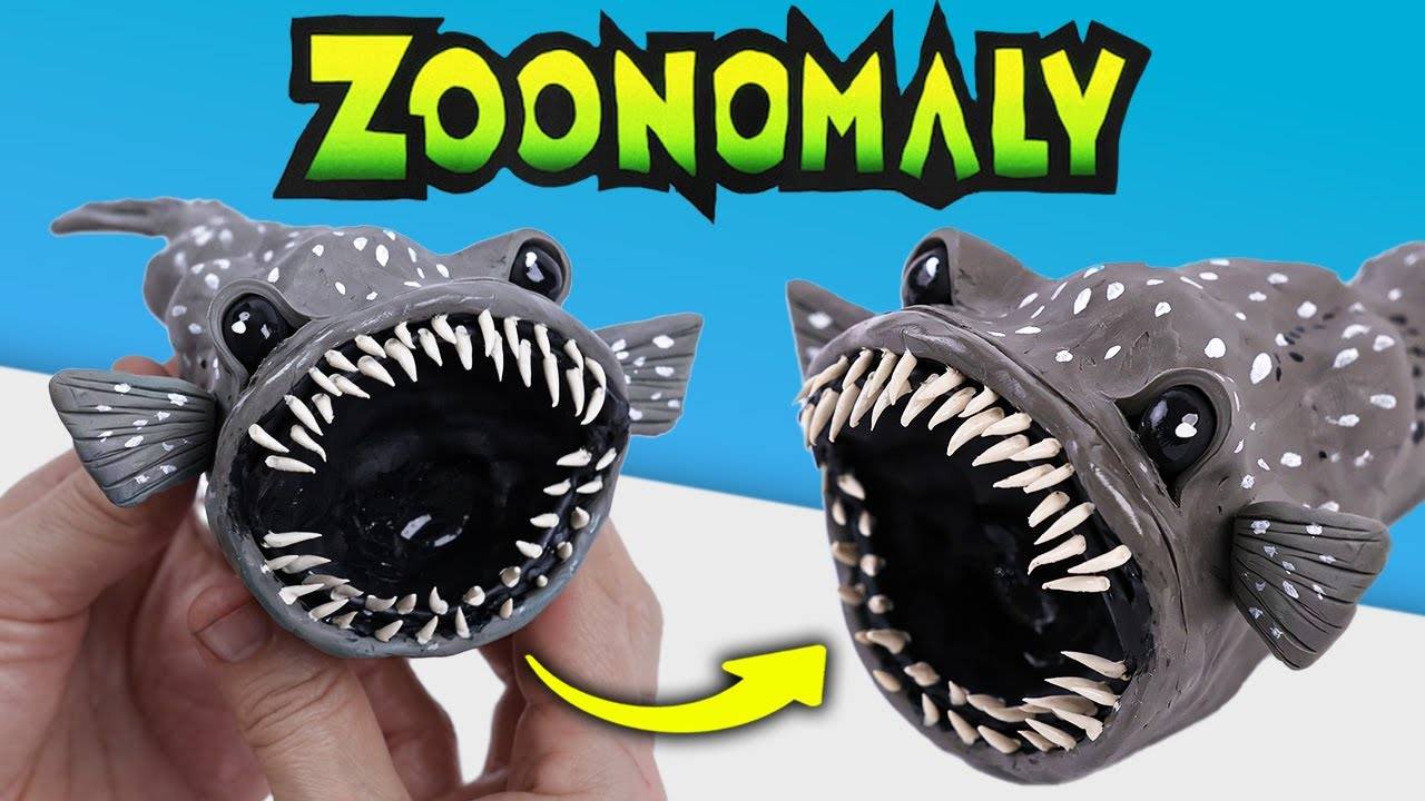 Лепим ZOONOMALY Рыбу МОНСТРА (Monster Fish) из Пластилина!