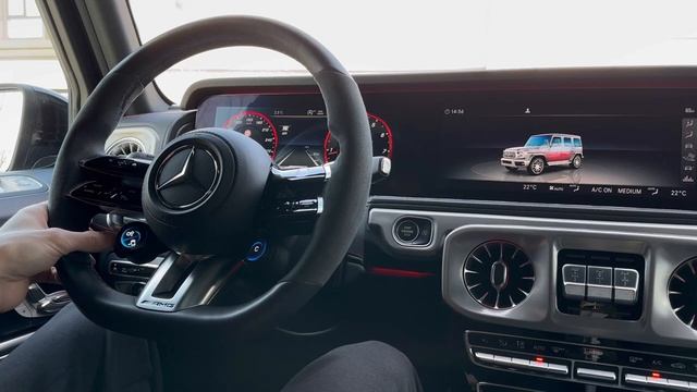 2019_G400_converted_to_G63_｜_AMG_Steering_wheel_with_AMG_Drive_Units