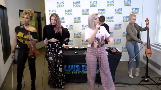 Clean Bandit - Rockabye Live  Elvis Duran Live