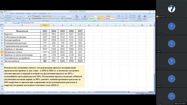 18.12.2024 Стратегический и оперативный финансовый менеджмент (часть 1)