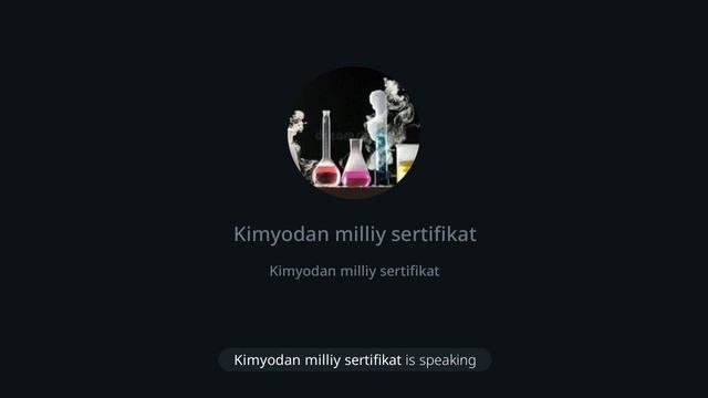 Kimyodan online darslar.Milliy sertifikatga tayyorgarlik
