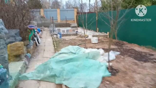 Краткий обзор наших рыбок_стройка пруда в разгаре